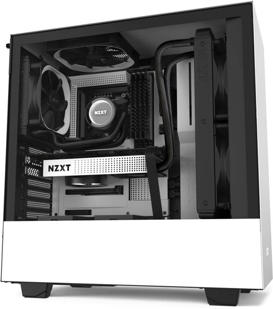 Корпус NZXT H510 Matte Black-White (CA-H510B-W1) – фото, отзывы