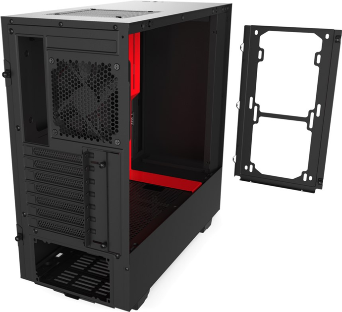 Корпус NZXT H510 Matte Black-Red (CA-H510B-BR) - зображення 12
