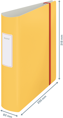Папка-регистратор Leitz Active Cosy 180° А4+ 82 мм Желтая (1038-00-19) - Фото 2 Папка-регистратор Leitz Active Cosy 180° А4+ 82 мм Желтая (1038-00-19) - изображение 2