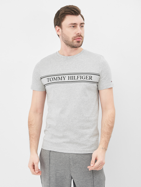 Акція на Футболка Tommy Hilfiger 10586.3 S (44) Сіра від Rozetka