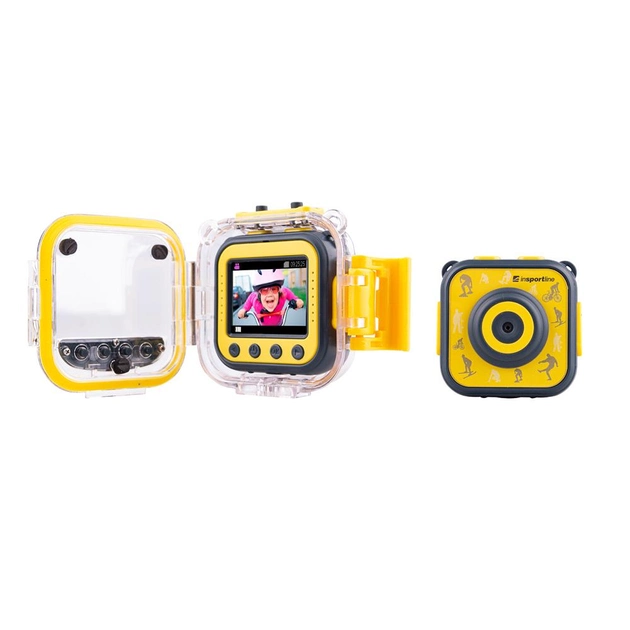 Дитяча екшн-камера inSPORTline KidCam - чорно-жовта - изображение 2
