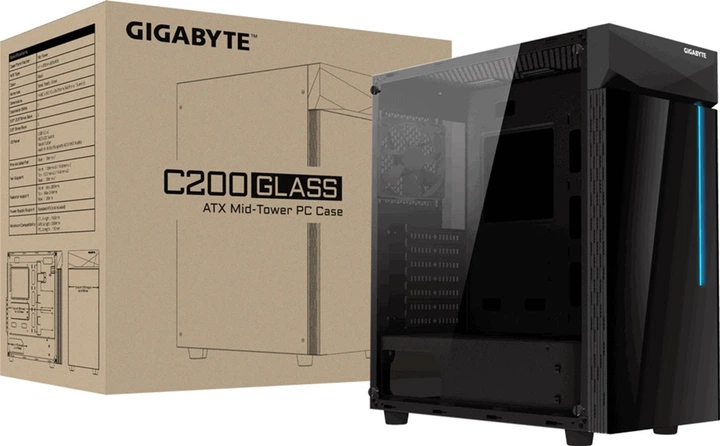 Obudowa Gigabyte Aorus C200 Glass (GB-C200G) - obraz 8