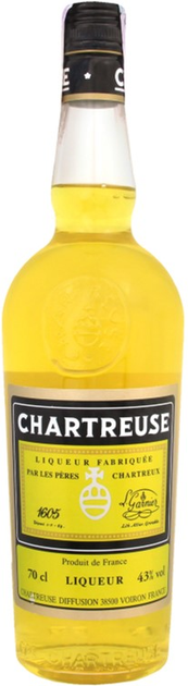 Ликер Chartreuse Yellow 43% 0.7 л (3023480140704) - изображение 1