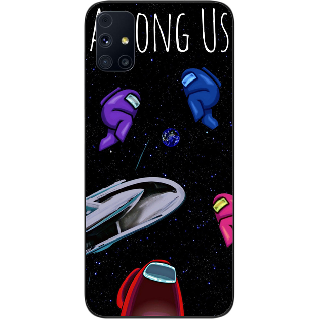 Силиконовый чехол SMTT для Samsung M31s Galaxy M317F с картинкой Among ...