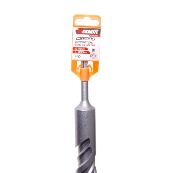 Сверло для бетона GRANITE GM SDS-PLUS S4 32* 800 мм (0-32-800) - изображение 2