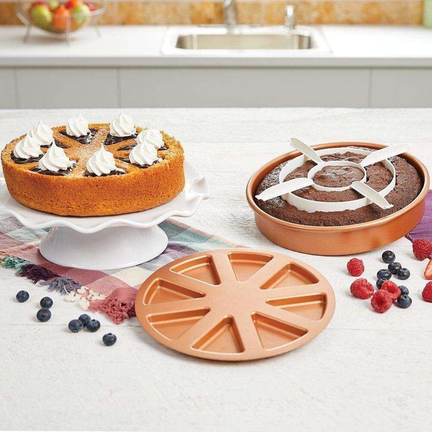Багатофункціональна форма для випічки Copper Chef Perfect Cake Pan - зображення 2