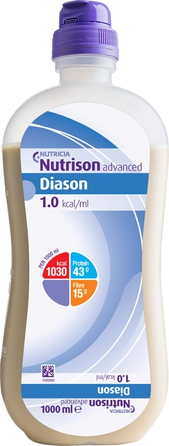 Энтеральное питание Nutricia Nutrison Advanced Diason 1000 мл (8716900576041) - изображение 1