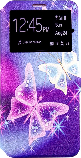 Акція на Чохол-книжка DENGOS для Samsung Galaxy A72 Рожевий метелик (DG-SL-BK-295) від Rozetka