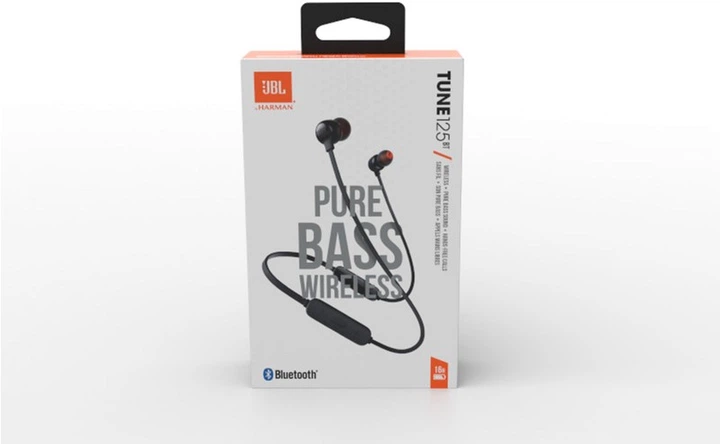 Słuchawki JBL TUNE 125BT Czarne (JBLT125BTBLK) - obraz 3