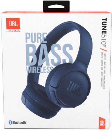 Słuchawki JBL TUNE 510 BT Niebieskie (JBLT510BTBLUEU) - obraz 2