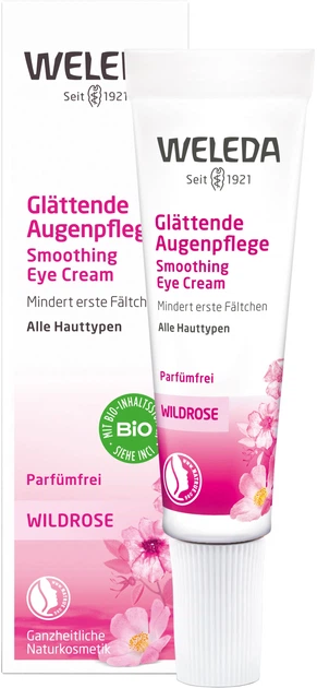 Weleda Krem wygładzający do skóry wokół oczu Różowy 10 ml (4001638080088) - obraz 3