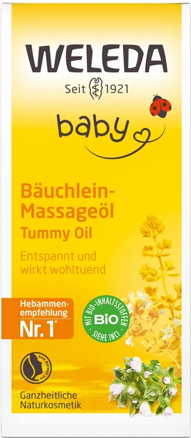 Olejek do masażu przeciw wzdęciom dla niemowląt Weleda Baby Tummy Massage Oil 50 ml (4001638095082) - obraz 3