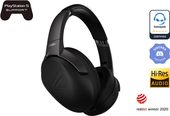 Навушники ASUS ROG Strix Go BT (90YH02Y1-B5UA00) - Фото 2 Навушники ASUS ROG Strix Go BT (90YH02Y1-B5UA00) - зображення 2
