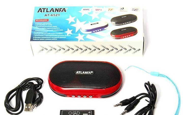 Портативная колонка AT- 6521 Atlanfa - изображение 2