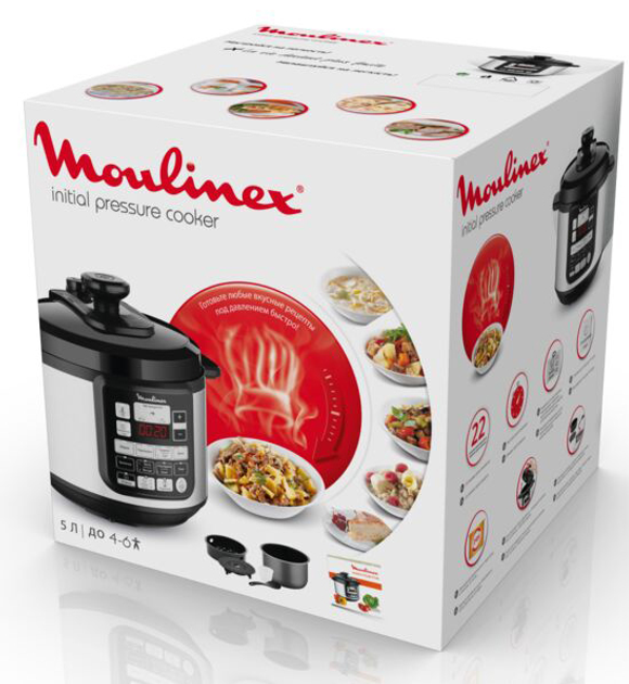 Мультиварка-скороварка MOULINEX Initial Pressure CE620D34 - зображення 12