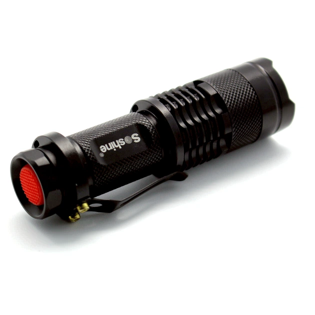 Фонарик ручной миниатюрный Soshine TC3, 1xAA/14500, 300Lm, LED Q5, алюминий, фокус, 3 режима - Фото 2 Фонарик ручной миниатюрный Soshine TC3, 1xAA/14500, 300Lm, LED Q5, алюминий, фокус, 3 режима - изображение 2