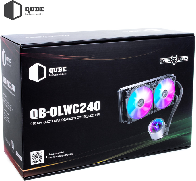Система жидкостного охлаждения QUBE QB-OLWC240C - изображение 10