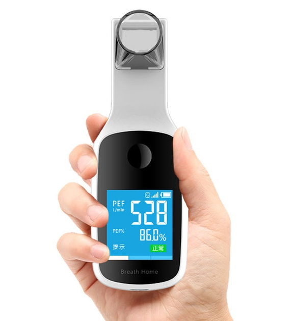 Спирометр портативный Breath Home для определения дыхательной способности с передачей данных на Android, IOS - изображение 1