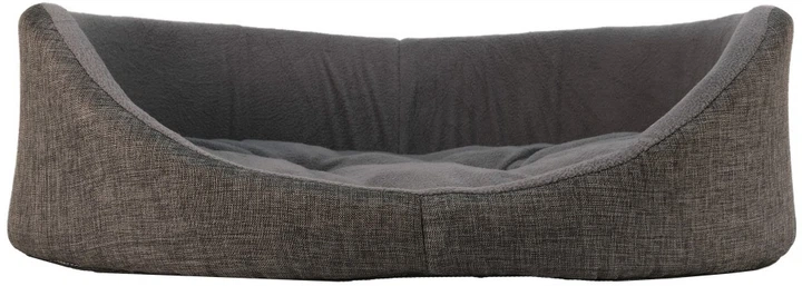 Лежанка для котів і собак овальна FX Home 50х40х17 см Сіра (2820000011688) - зображення 7