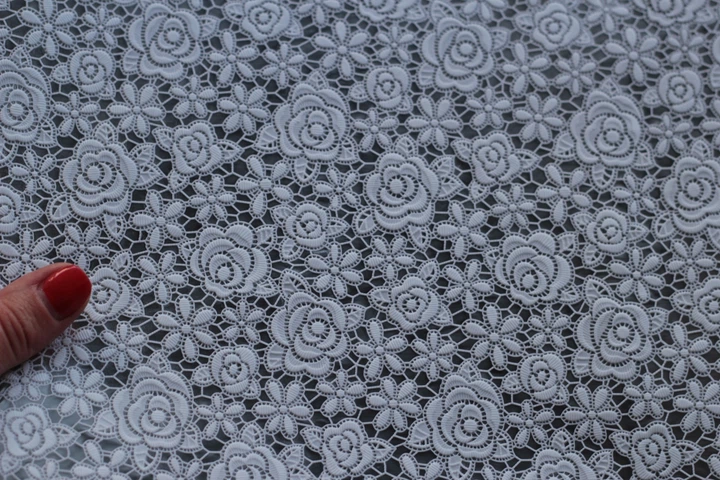 Клейонка кухонна Lace Ажур 1.32 м біла пог. м. (0462U/021F) - зображення 3