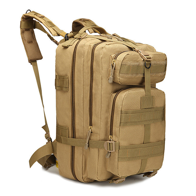 Тактичний штурмової військовий рюкзак 45 літрів Койот HunterArmor - зображення 1