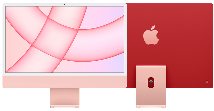 Моноблок Apple iMac 24" М1 4.5К 8‑ядер GPU 512GB Pink (MGPN3UA/A ...