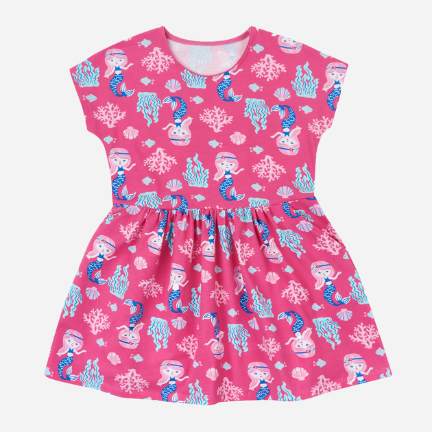 Акція на Дитяча літня сукня для дівчинки UA16 15СК124 2-293 116 см Малинове (фуксія) від Rozetka