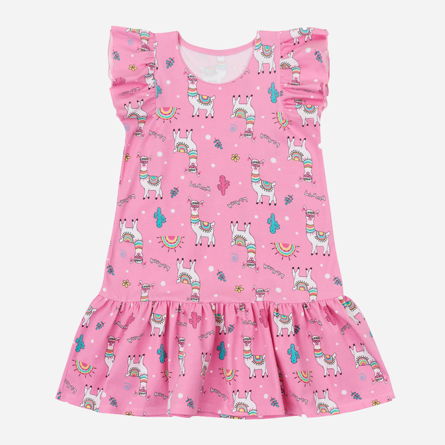 Акція на Дитяча літня сукня для дівчинки UA16 15СК125 2-292 128 см Рожеве від Rozetka