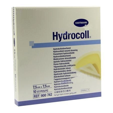 Гидроколлоидная повязка Hydrocoll 7,5 см * 7,5 см Hartmann (3054-9152) - зображення 1
