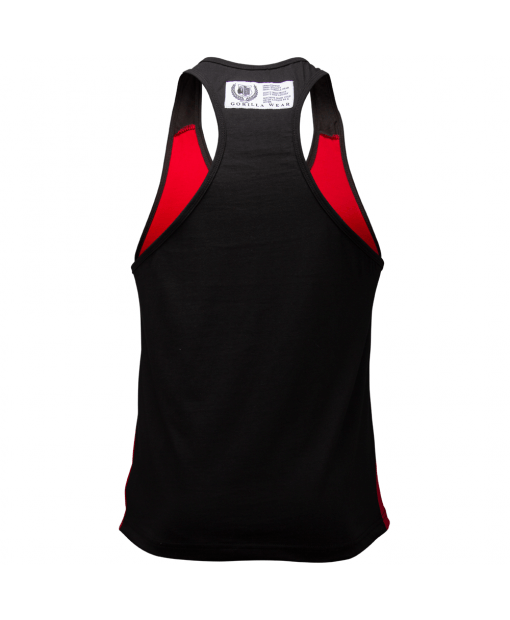 Майка Gorilla Wear Roswell Tank Top 4XL Червоно-чорна (9011850907) - зображення 2