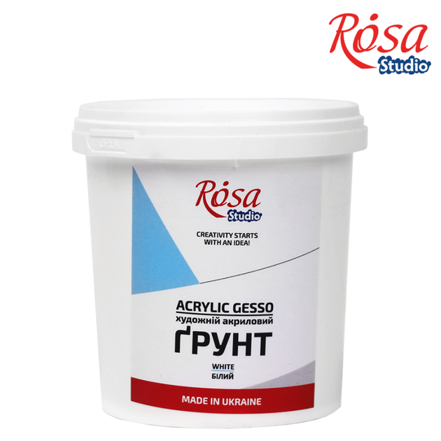 Грунт акриловый художественный Rosa Studio 500мл (600г) - Фото 1 Грунт акриловый художественный Rosa Studio 500мл (600г) - изображение 1