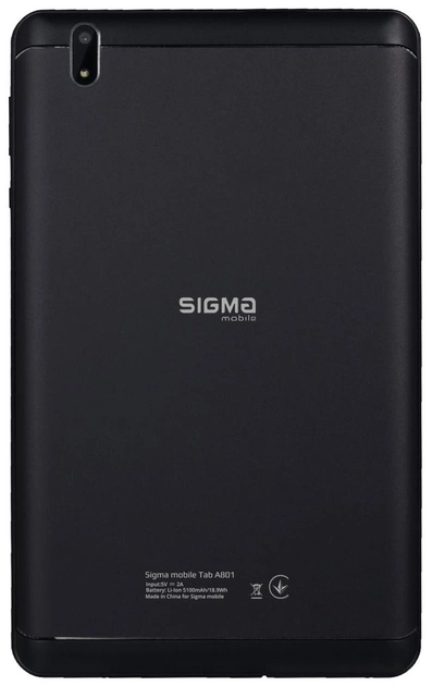Планшет Sigma mobile X-Style Tab A801 4G 32 GB Black (4827798766118) - зображення 2