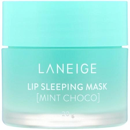 Ночная восстанавливающая маска для губ с мятой и шоколадом Laneige Lip Sleeping Mask Mint Choco 20g 