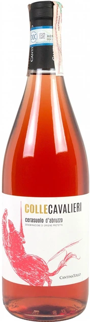 Вино Colle Cavalieri Cerasuolo d'Abruzzo DOP рожеве сухе 0.75 л 13% (8002001019335) - Фото 1 Вино Colle Cavalieri Cerasuolo d'Abruzzo DOP рожеве сухе 0.75 л 13% (8002001019335) - зображення 1