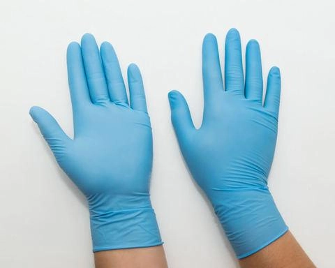 Перчатки Нитриловые Неопудренные UNEX Синие XS (100шт) - изображение 2