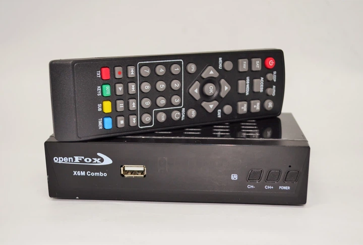 Комбінований ТВ-ресивер DVB-T/T2/S/S2 OpenFox X6 Metal Combo HD - Фото 1 Комбінований ТВ-ресивер DVB-T/T2/S/S2 OpenFox X6 Metal Combo HD - зображення 1