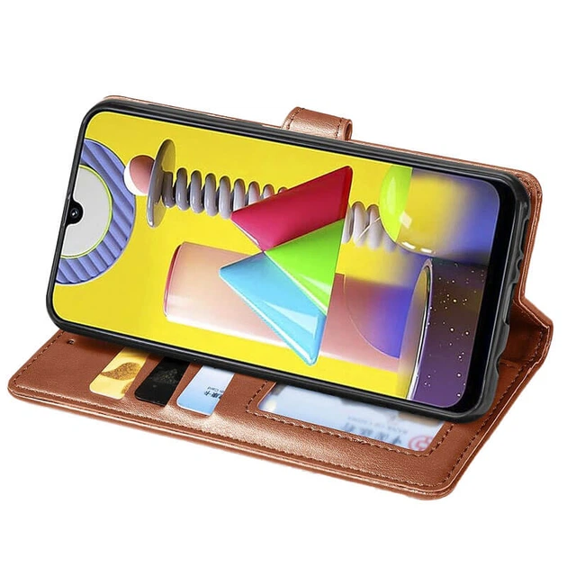 Шкіряний чохол книжка GETMAN Gallant (PU) для Xiaomi Mi 11 Коричневий - Фото 4 Шкіряний чохол книжка GETMAN Gallant (PU) для Xiaomi Mi 11 Коричневий - зображення 4