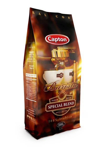 Кофе Capton "Barista" (Зерна) 1кг - Фото 1 Кофе Capton "Barista" (Зерна) 1кг - изображение 1