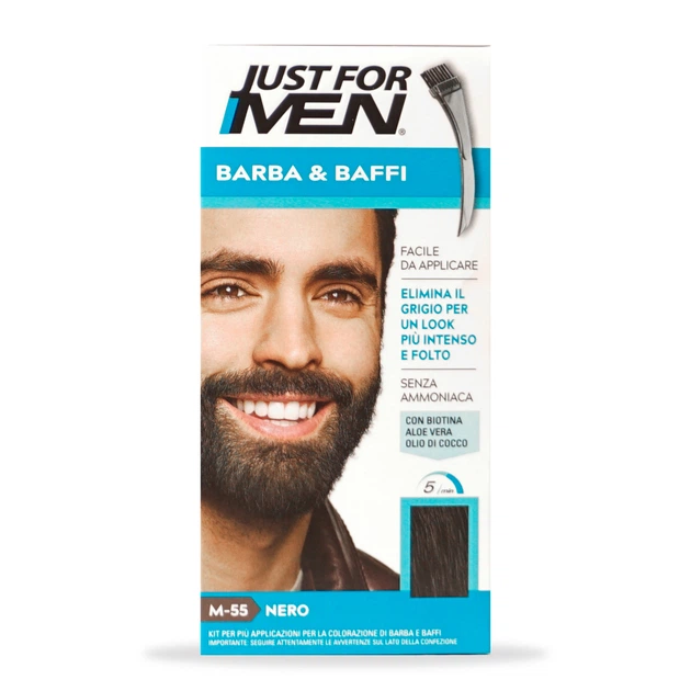 Краска для усов и бороды Just for Men М55 28мл - Фото 1 Краска для усов и бороды Just for Men М55 28мл - изображение 1