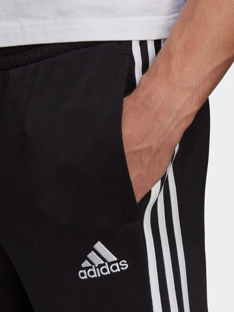 Спортивные штаны Adidas M 3S Ft Tc Pt GK8831 M Black/White (4062065171596) - изображение 5