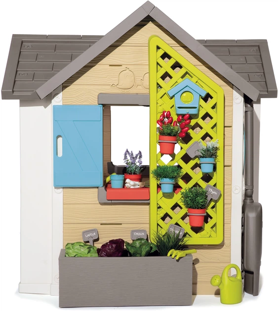 Smoby Toys Domek ogrodowy z donicą i karmnikiem (7600810405) - obraz 4