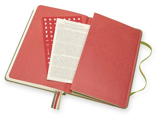 Блокнот Moleskine Voyageur 11,5 х 18 см зелений в'яз - изображение 8