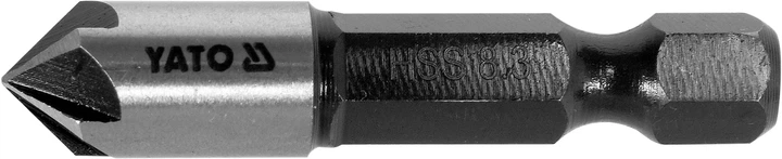 Зенківка конічна для металу YATO HEX- 1/4" 8.3 x 40 мм (YT-44722) - изображение 2