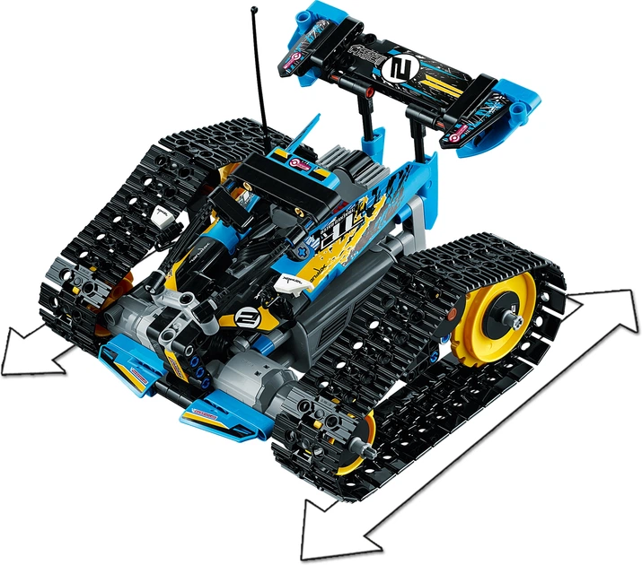 Конструктор LEGO Technic Каскадерський гоночний автомобіль на радіоуправлінні 324 деталі (42095) - зображення 13