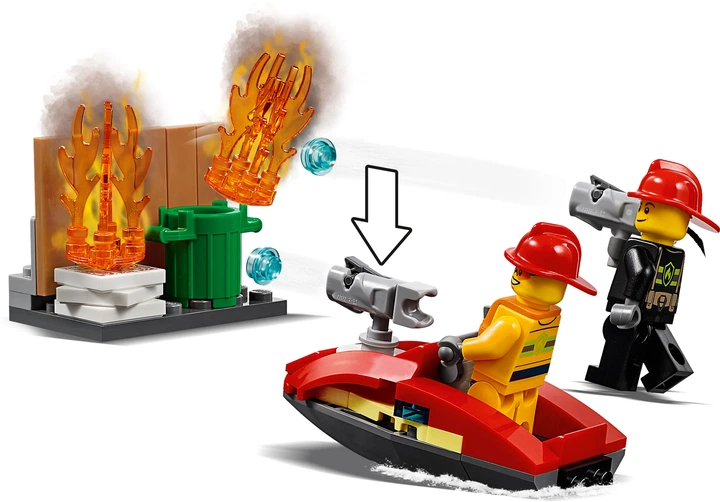 Конструктор LEGO City Пожарное депо 509 деталей (60215) - изображение 13
