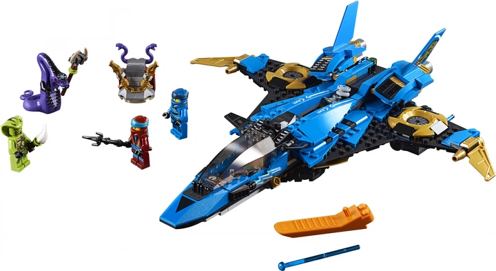 Конструктор LEGO NINJAGO Штормовой истребитель Джея 490 деталей (70668) - изображение 2