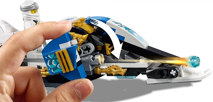 Конструктор LEGO NINJAGO Мотоцикл-клинок Кая и снегоход Зейна 376