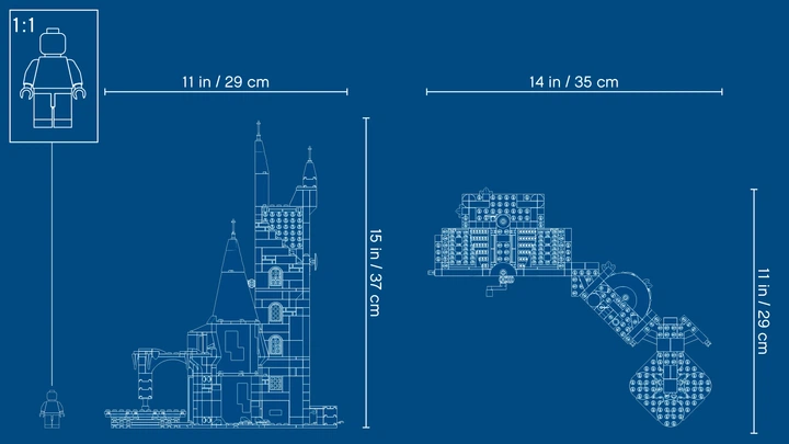 Zestaw klocków LEGO Harry Potter Wieża zegarowa na Hogwarcie 922 elementy (75948) - obraz 14