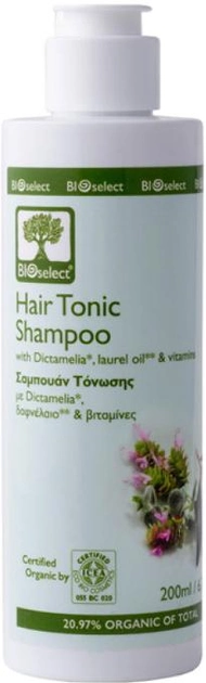 Акция на Тонізуючий шампунь BIOselect проти випадіння волосся з Диктомелiєю і маслом лавра 200 мл от Rozetka