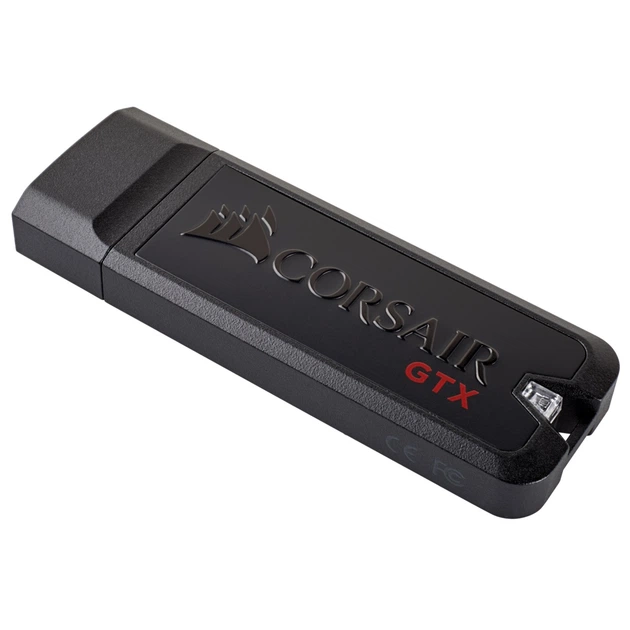 Флеш-накопитель USB3.1 128GB Corsair Flash Voyager GTX Zinc Alloy Casing R430/W390MB/s Black (CMFVYGTX3C-128GB) - Фото 3 Флеш-накопитель USB3.1 128GB Corsair Flash Voyager GTX Zinc Alloy Casing R430/W390MB/s Black (CMFVYGTX3C-128GB) - изображение 3